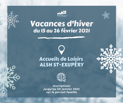 Inscriptions Vacance