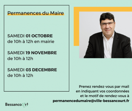 permanences du maire