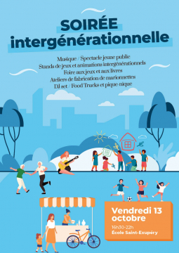 Soirée intergénérationnelle 13 octobre