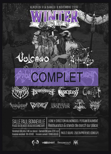 Affiche du Winter Rising Festival