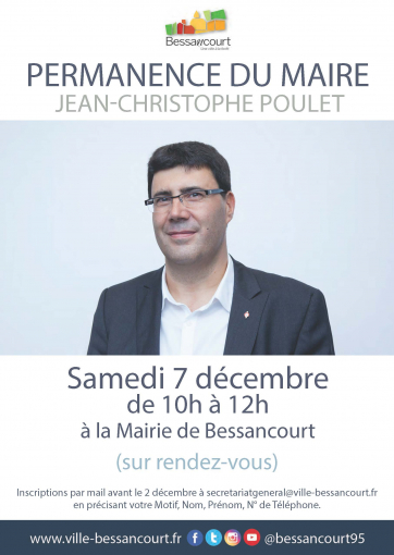 Permanence Maire Décembre 2019