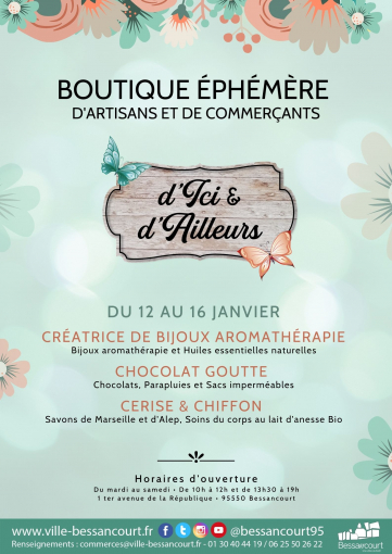 Boutique Éphémère 12 au 16