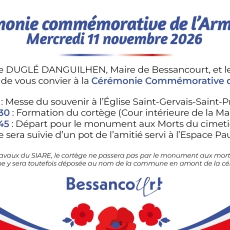Invitation 11 novembre 2026